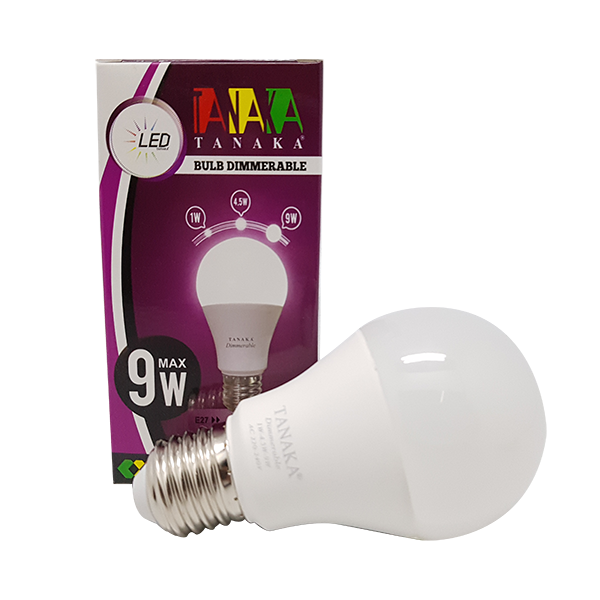LED BULB DIMMERABLE 9W WHITE